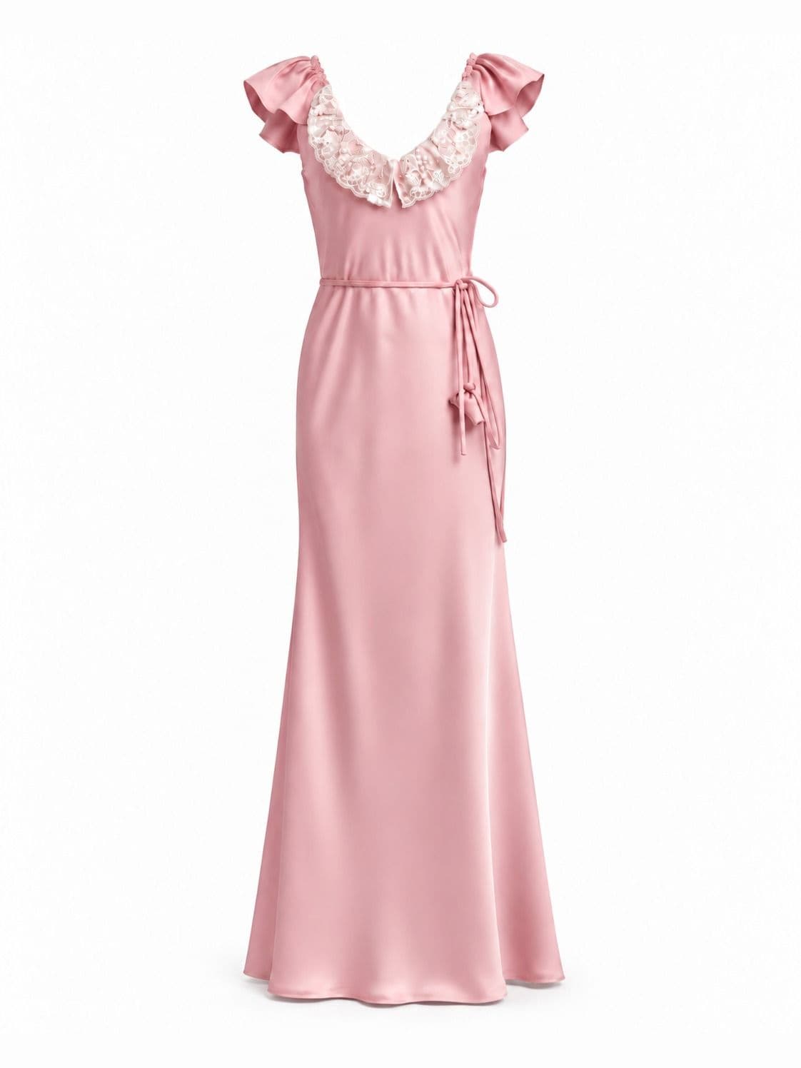 Rochie din satin Rose